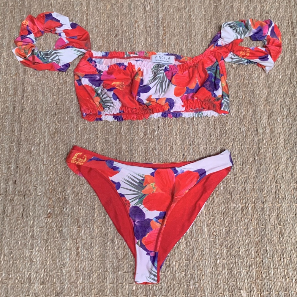 Vincija floral bikini xs/s